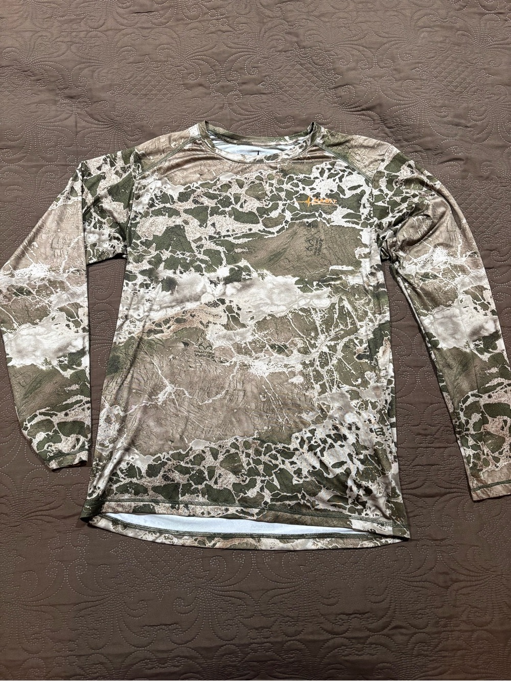 Habit Scent Factor Men's Long Sleeve Performance Shirt - Olive Camo